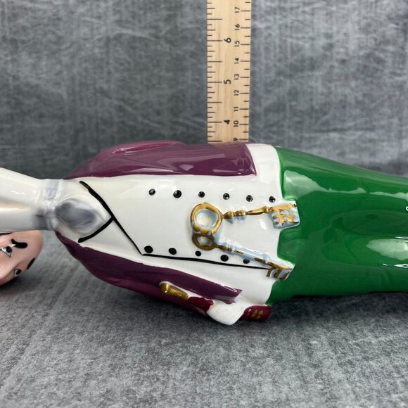 Vintage Mid Centuryโ Ceramic Wine Decanter Sommelier Man Japan - Picture 12 of 13